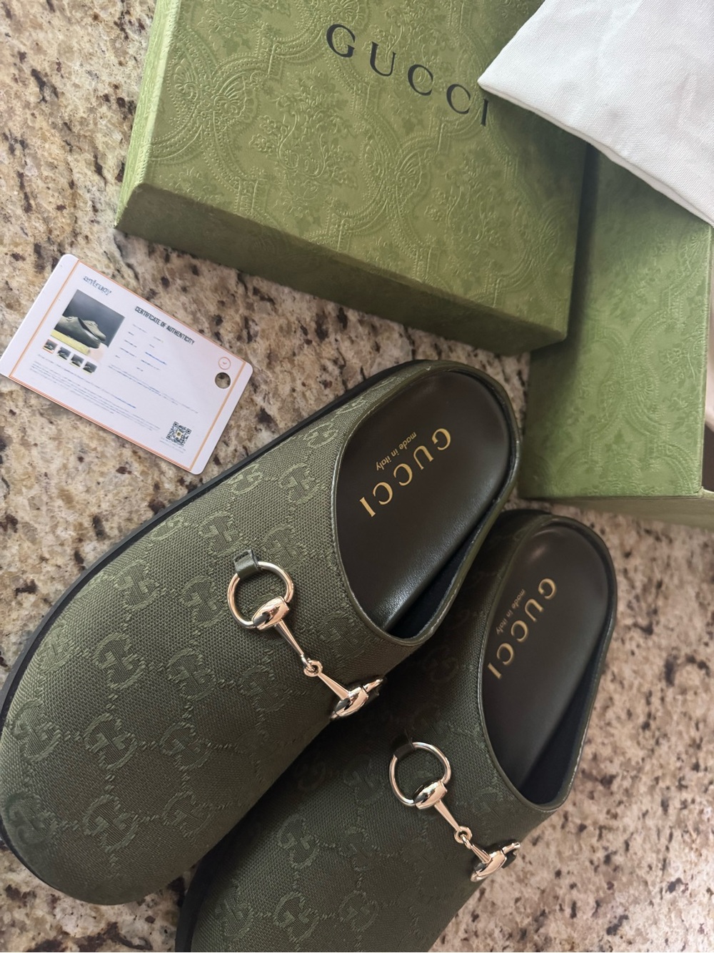 Gucci slip-on mules